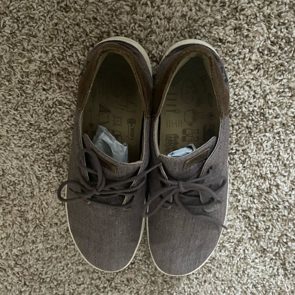 Chaco Davis Lace Up Casual Shoes Grey Size 11.5 - Picture 9 of 10